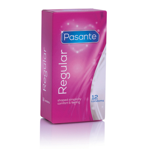 Kondome : Pasante Regular Condoms 12 Pcs