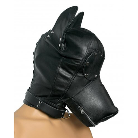 masken : ultimate leather dog hood