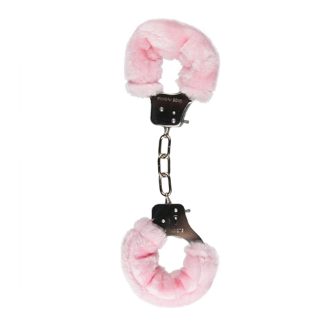 Handschellen : Furry Handcuffs Pink