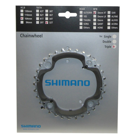 Kettenblatt Shimano 32 Z. Lk 4x104mm    