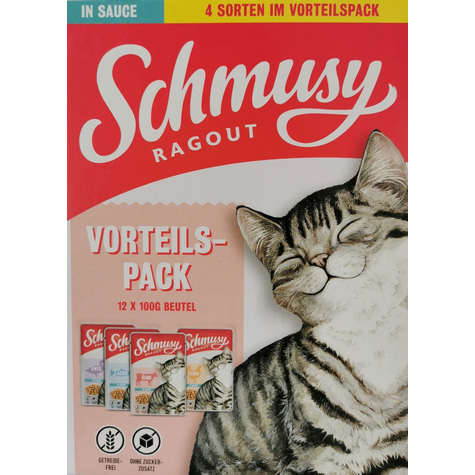 Schmusy Ragout In Sauce Vorteilspack 12x100g