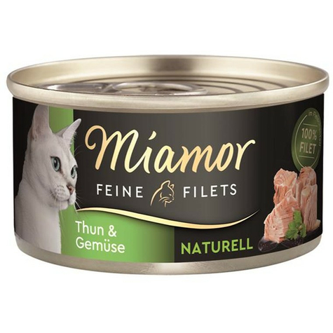 Miamor Feine Filets Naturell Thun & Gemüse 80g
