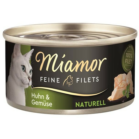 Miamor Feine Filets Naturell Huhn & Gemüse 80g
