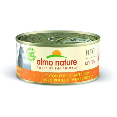 Almo Nature Cat Natural Kitten - Chicken 150g Can