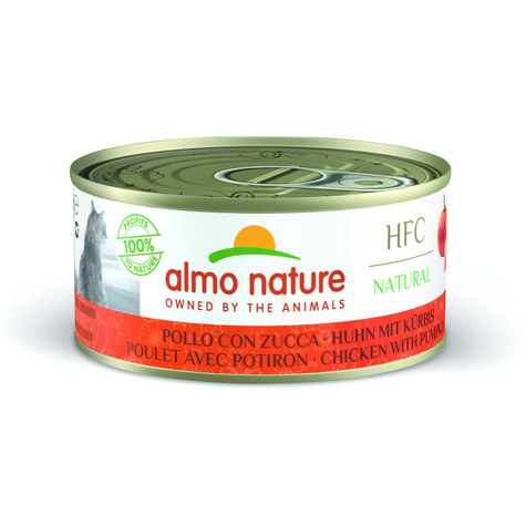 Almo Nature Cat Natural - Chicken With Pumpkin 150g Can