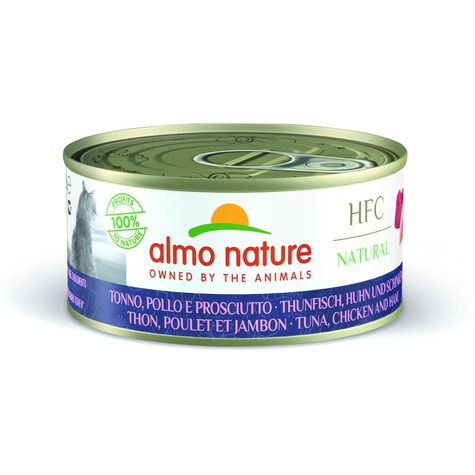 Almo Nature Cat Natural - Tuna, Chicken And Ham