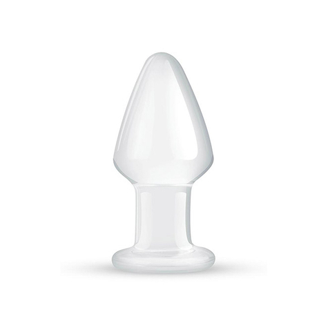 Analplug : Clear Glass Buttplug