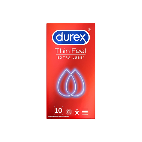 Durex Thin Gefühlsecht Extra Feucht   10 Kondome