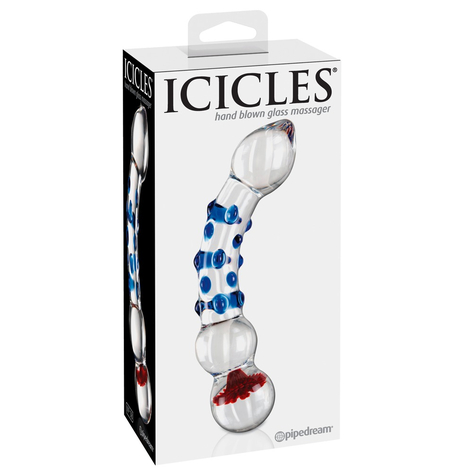 Dildo Icicles No. 18 Clear/Blue