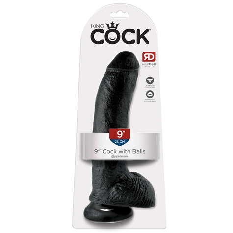 Dildo Kc 9 Cock With Balls Dark