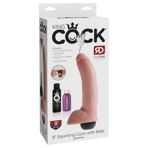 Naturdildo Kc 9 Squirting Cock With Ball