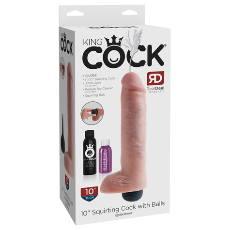 Naturdildo Kc 10 Squirting Cock With Bal
