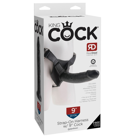 Strap-On Kc Strap-On With 9 Cock Dark
