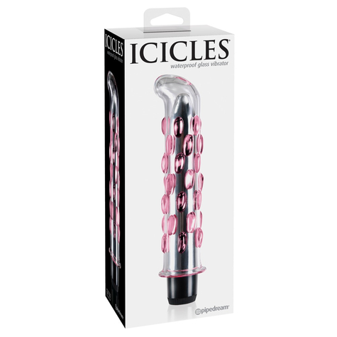 Vibrator Icicles No. 19 Clear/Pink