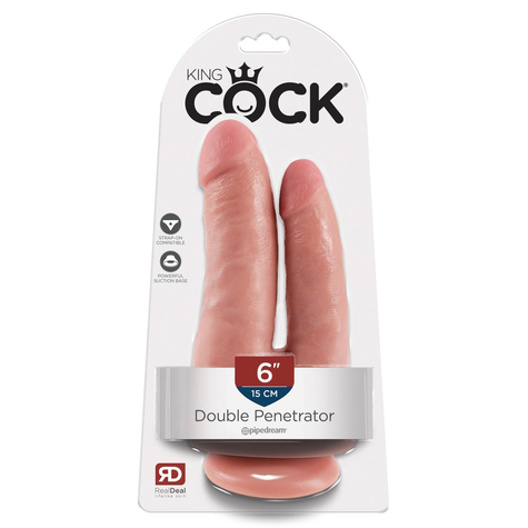 Naturdildo King Cock Double Penetrator