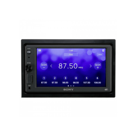 Sony Xav1550d.Eur Bluetooth/Dab Media Receiver