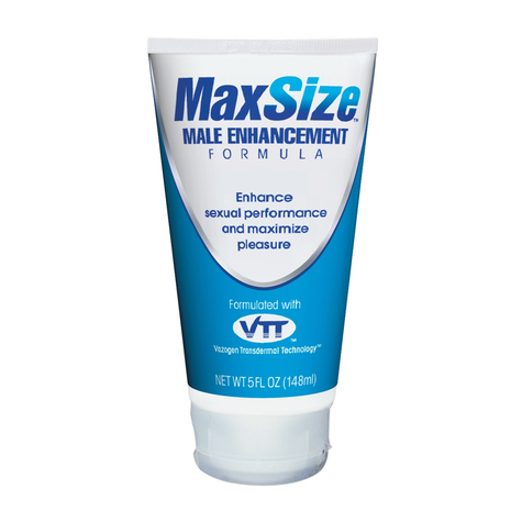 erektionsformel : maxsize cream 5oz tube