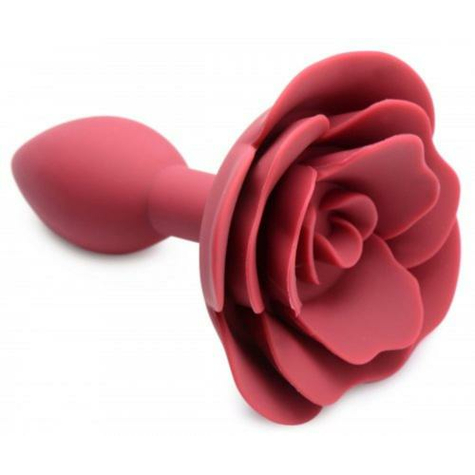 Booty Bloom Silicone Butt Plug With Rose