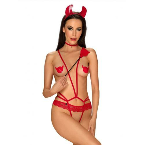 Evilia Erotic Diabolic Kostüm Rot