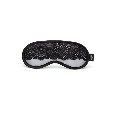 Play Nice Satin &Amplace Blindfold  Black