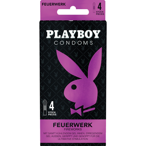Playboy Condoms Feuerwerk 4er