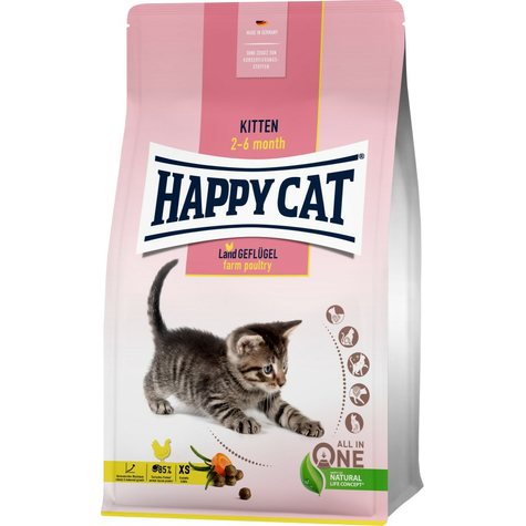 Happy Cat Young Kittn Land Geflügel 4 Kg