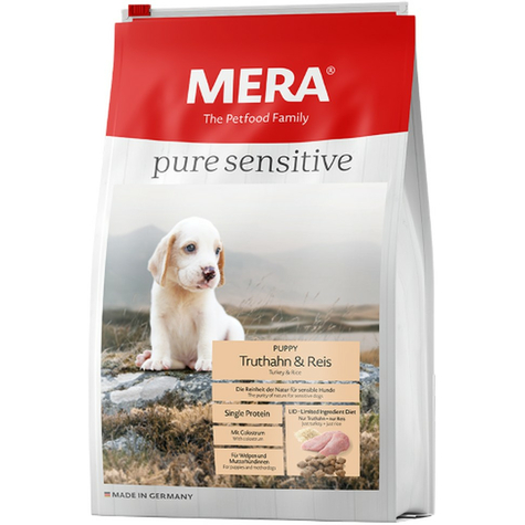 Pure Sensitive Dry Food Puppy Turkey & Rice 4kg