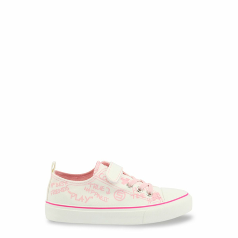 Schuhe & Sneakers & Kinder & Shone & 291-002_White-Pink & Weiß