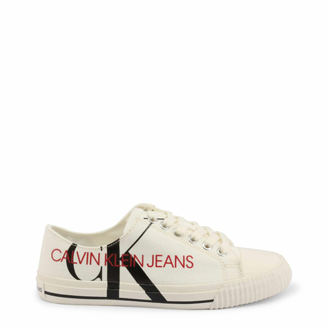 Schuhe & Sneakers & Damen & Calvin Klein & Demianne_B4r0856_100-White & Weiß