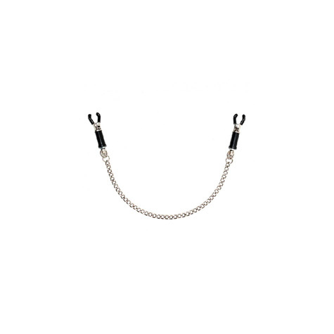 Nippelklemmen : Silver Nipple Clamps With Chain