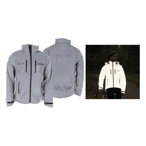 Proviz Reflect360 Outdoor Jacke Men Voll Reflektierend/Grau Gr. M   