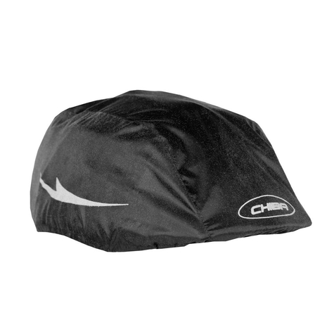 Chiba Helmet Raincover Pro  Onesize, Black  