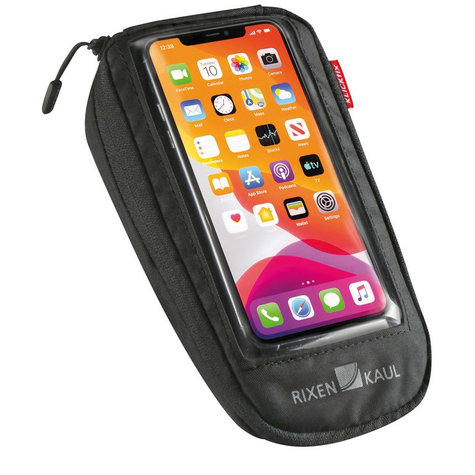 Phone Bag Comfort M Klickfix Mit Adaptertransparent/Schwarz, Mit Drehkupplung   