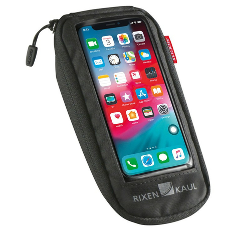 Phone Bag Comfort S Klickfix Mit Adaptertransparent/Schwarz, Mit Drehkupplung   