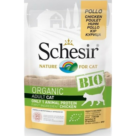 Schesir Cat Organic Chicken 85g