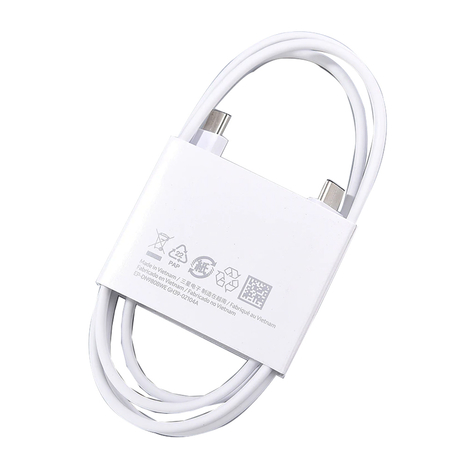 Samsung Epdn980bwe Charge / Data Cable Usb Type C To Usb Type C 1m White