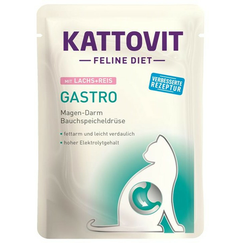 Kattovit Gastro Salmon+Egg 85gp