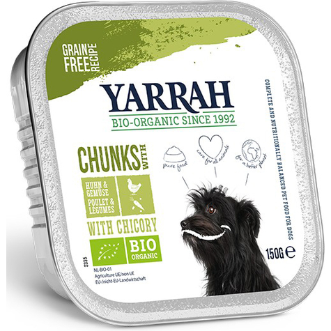 Yarrah Dog Chunk Huhn+Ge 150gs