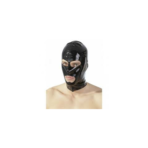 masken : schwarz latex hood