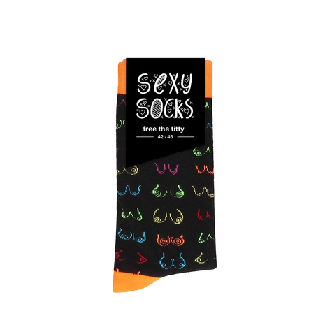 Sexy Socken - Befreie Die Titten - 42-46
