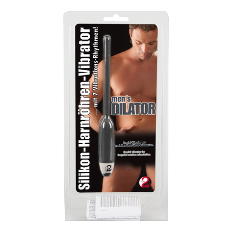 vibrator men´s dilator grey