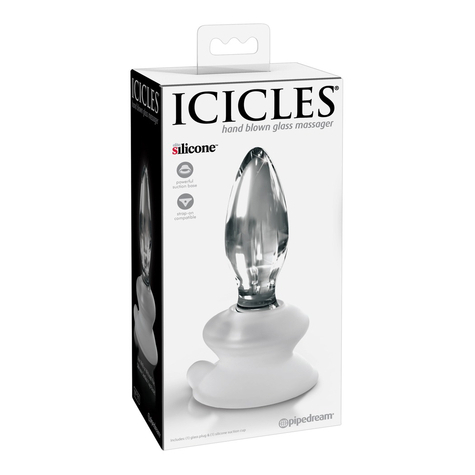 Glass Dildo Icicles No. 91