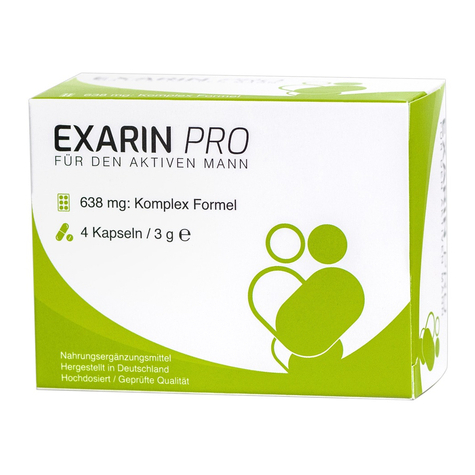 nahrungsergänzungsmittel exarin pro 4er
