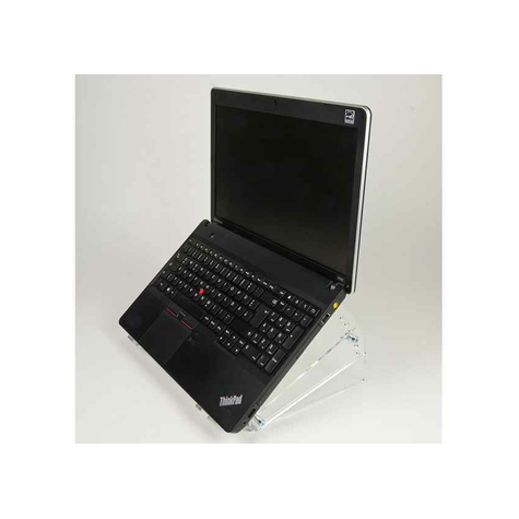 Newstar Tiltable Transparent Laptop Stand (Clear Acrylic) Nsnotebook300