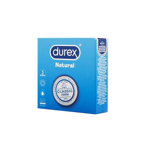 Durex Natural 3 Pcs Classic