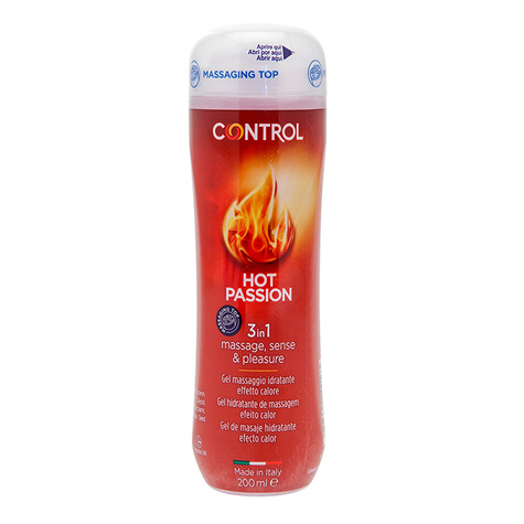 Control Hot Passion Massage Gel 3 In 1