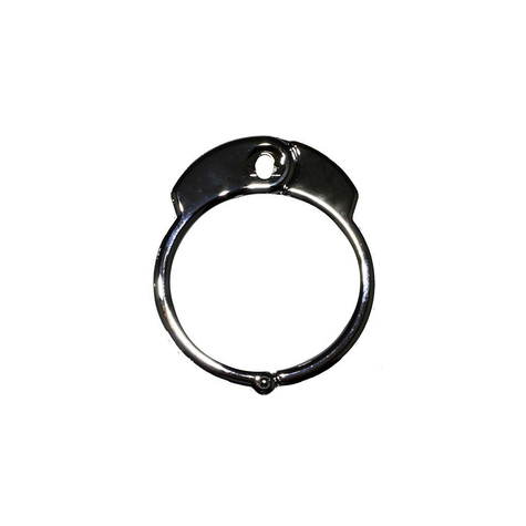 The Vice - Chastity Ring Xxl - Chrome