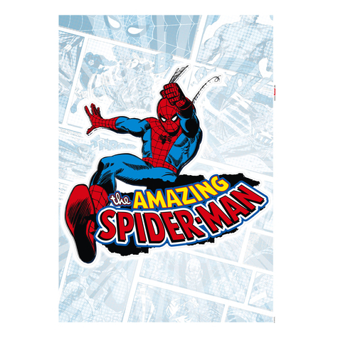 Wall Tattoo - Spider-Man Comic Classic - Size 50 X 70 Cm