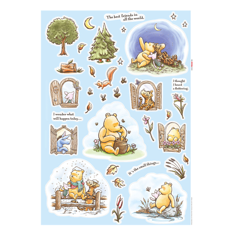Wandtattoo - Winnie The Pooh Adventures  - Größe 50 X 70 Cm