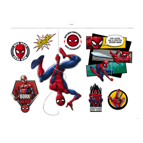 Wall Tattoo - Spider-Man Web Head - Size 100 X 70 Cm
